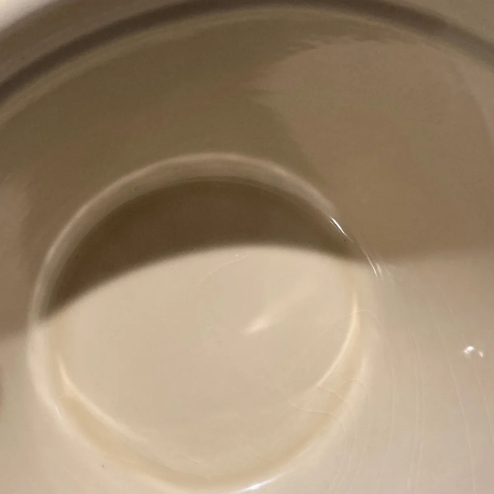 Crate&Barrel Yellow Ceramic Bowl